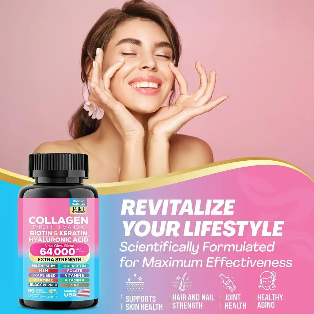 The Ultimate 14-in-1 Collagen, Biotin & Hyaluronic Acid