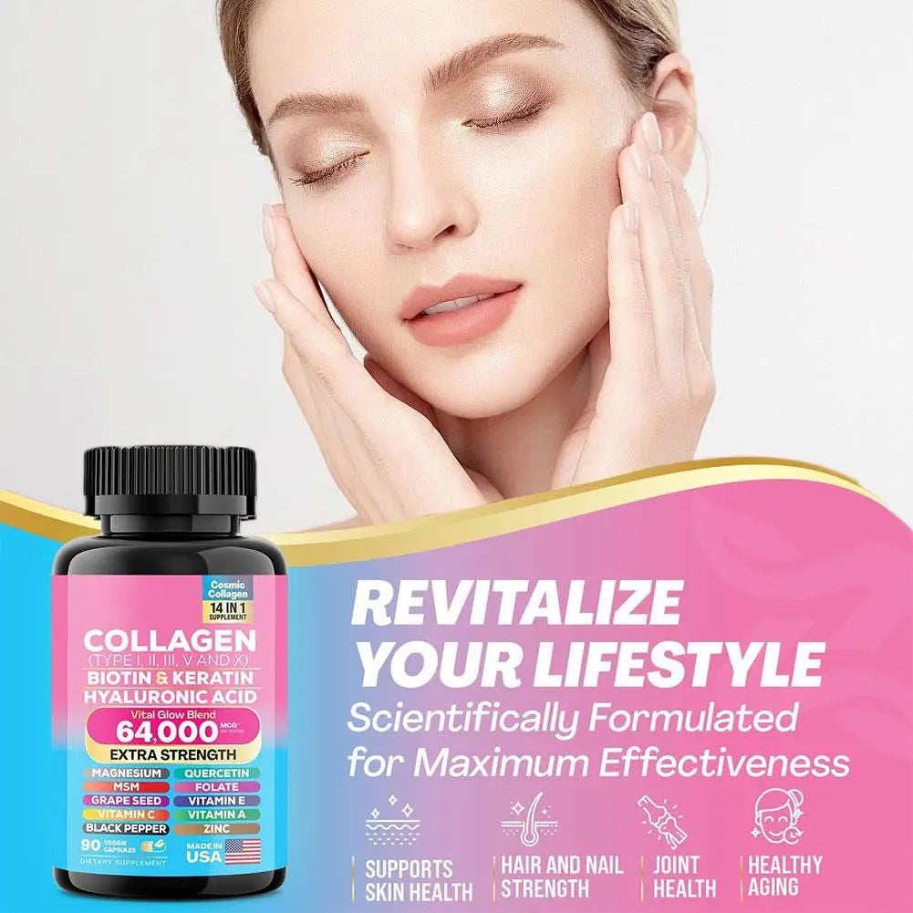 The Ultimate 14-in-1 Collagen, Biotin & Hyaluronic Acid